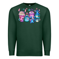 Sports Green stitch coffee Premium Sweatshirt - Jasminsmagicworld