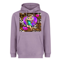 Lavender cupid and heart Heavyweight Hoodie - AdoDesignShop