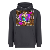 Smoke cupid and heart Heavyweight Hoodie - AdoDesignShop