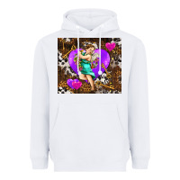 White cupid and heart Heavyweight Hoodie - AdoDesignShop