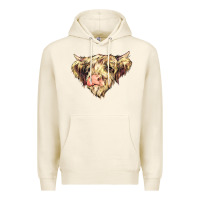 Tofu scottish cow Premium Hoodie - NancyCooperArtShop