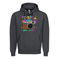 Smoke i shoot people tie dye gemstone vintage camera Zipper Hoodie - FaDigitalArtStudio