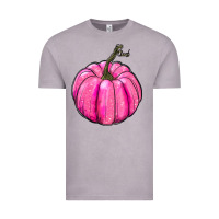 Vintage Zinc Breast Cancer Awareness Pink Pumpkin Vintage Tee - RanaPortraitStore