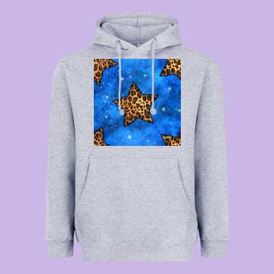 4th Of July Leopard Stars Seamless Pattern Heavyweight Hoodie Designed By Bundleandbundleshop