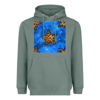 Sage 4th of july leopard stars seamless pattern Heavyweight Hoodie - BundleAndBundleShop