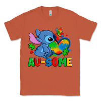 Copper ausome stitch autism Classic Tee - Zillion Design Studio