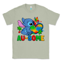 Matcha ausome stitch autism Classic Tee - Zillion Design Studio