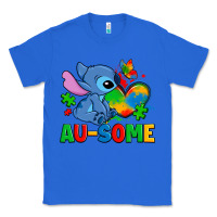 True Royal ausome stitch autism Classic Tee - Zillion Design Studio