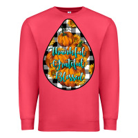 Cardinal Thankful Grateful Blessed Premium Sweatshirt - LillyAllenDesigns