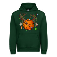 Forest Green Basketball Horn Christmas Urban Hoodie - BundleAndBundleShop