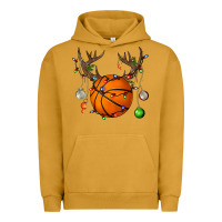Pigment Peanut Butter Basketball Horn Christmas Urban Hoodie - BundleAndBundleShop