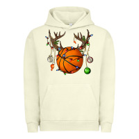 Pigment Pistachio Basketball Horn Christmas Urban Hoodie - BundleAndBundleShop
