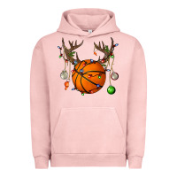 Pigment Salmon Basketball Horn Christmas Urban Hoodie - BundleAndBundleShop