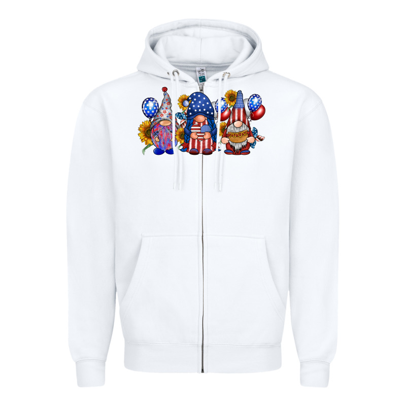 America Gnomes Zipper Hoodie by RacoonDesign | Teevron
