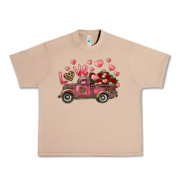 Burro Love Truck With Roses And Leopard Urban Heavy Tee - RanaPortraitStore