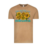 Just A Girl Who Loves Sunflower Vintage Tee | Teevron