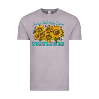 Vintage Zinc just a girl who loves sunflower Vintage Tee - texasbilliewilder