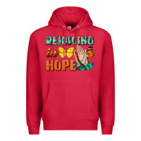 Cardinal rejoicing in hope Premium Hoodie - NancyCooperArtShop