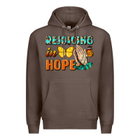 Coffee rejoicing in hope Premium Hoodie - NancyCooperArtShop