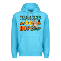 Rejoicing In Hope Premium Hoodie | Teevron