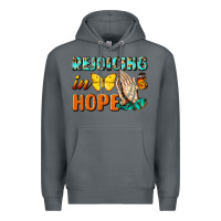 Rock rejoicing in hope Premium Hoodie - NancyCooperArtShop
