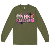 Army Green pink halloween Long Sleeve Tee - AdoDesignShop