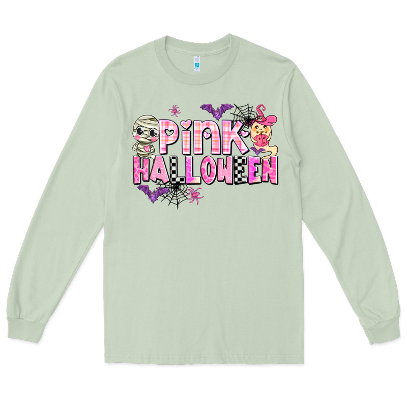Pink Halloween Long Sleeve Tee by AdoDesignShop | Teevron