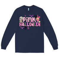 Navy pink halloween Long Sleeve Tee - AdoDesignShop
