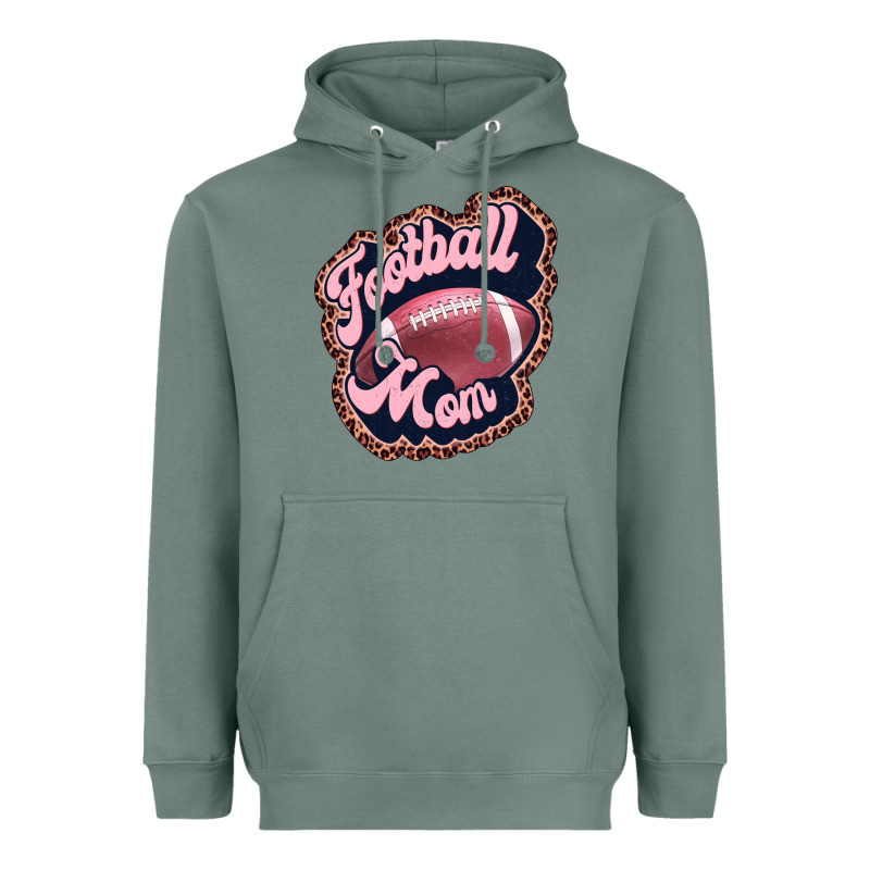 Football Mom Heavyweight Hoodie by JahusDesignShop | Teevron