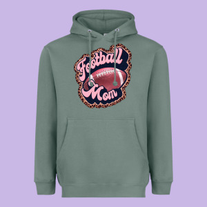 Football Mom Heavyweight Hoodie Designed By Jahusdesignshop