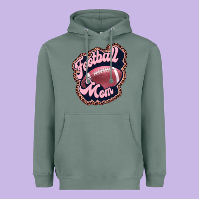 Football Mom Heavyweight Hoodie Designed By Jahusdesignshop