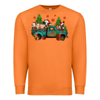 Carrot christmas farm animals truck Premium Sweatshirt - Jasminsmagicworld