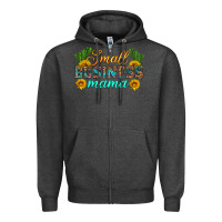 Charcoal Heather small business mama Zipper Hoodie - HRA Design Shop