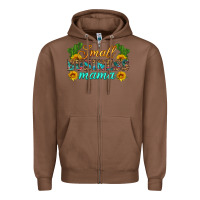 Chestnut small business mama Zipper Hoodie - HRA Design Shop