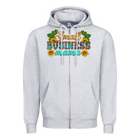 Heather Grey small business mama Zipper Hoodie - HRA Design Shop