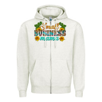 Oatmeal Heather small business mama Zipper Hoodie - HRA Design Shop
