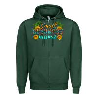 Sports Green small business mama Zipper Hoodie - HRA Design Shop
