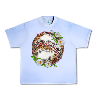 Grape Ice baseball with patterns Urban Heavy Tee - texasbilliewilder