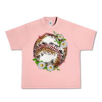 Salmon baseball with patterns Urban Heavy Tee - texasbilliewilder