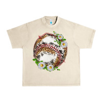 Sandshell baseball with patterns Urban Heavy Tee - texasbilliewilder