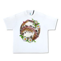 White baseball with patterns Urban Heavy Tee - texasbilliewilder