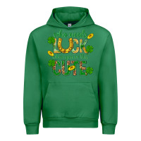 Emerald Who Needs Luck When You're This Cute St. Patricks Urban Hoodie - BundleAndBundleShop
