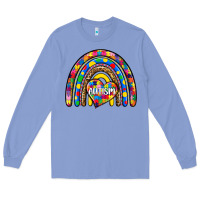 Colony Blue autism rainbow Long Sleeve Tee - Zillion Design Studio