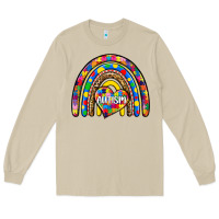 Mushroom autism rainbow Long Sleeve Tee - Zillion Design Studio