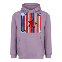 Lavender 4th of july stars and stripes seamless pattern Heavyweight Hoodie - BundleAndBundleShop