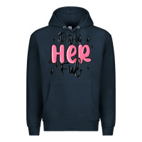 Navy powherful Premium Hoodie - MaliasSmallBusiness