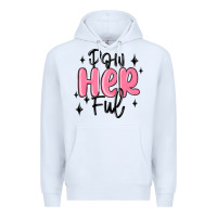 White powherful Premium Hoodie - MaliasSmallBusiness