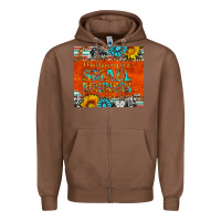 Chestnut minding my own small business Zipper Hoodie - HRA Design Shop