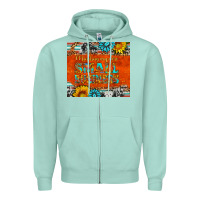 Seafoam minding my own small business Zipper Hoodie - HRA Design Shop