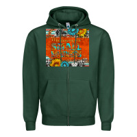 Sports Green minding my own small business Zipper Hoodie - HRA Design Shop